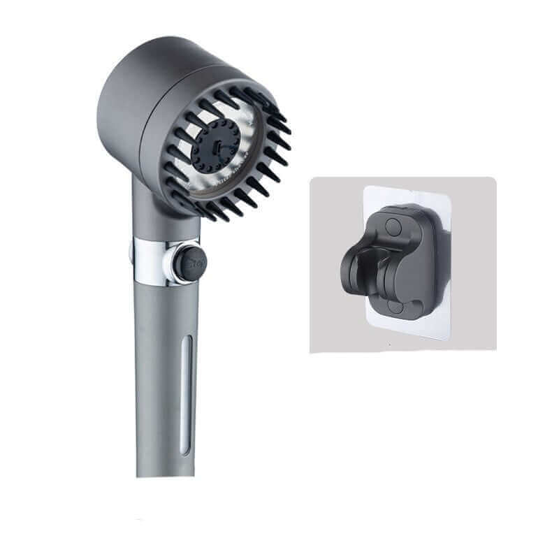 4-in-1 shower head with filter for USA, massage, high pressure, chlorine removal