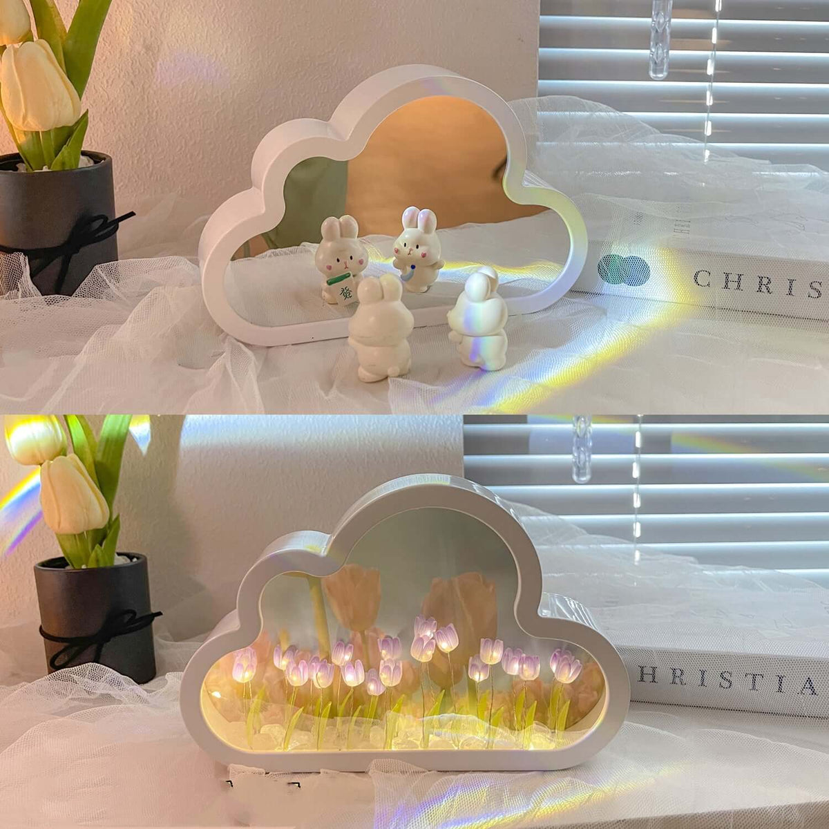 Tulip Cloud Night Lamp DIY Material