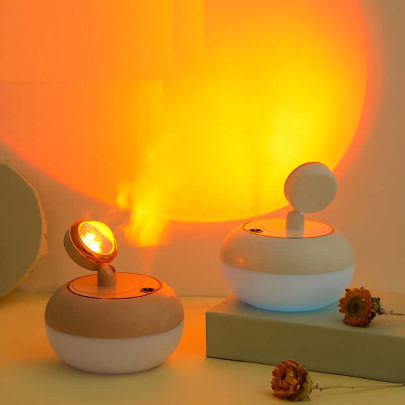 Sunset Light Humidifier 2-in-1: Create a Relaxing Oasis