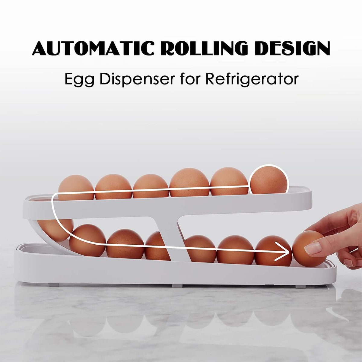Automatic Scrolling Egg Rack Storage