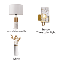 Luxuriöse Tischlampe aus Marmor