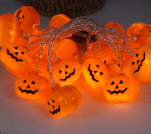 Halloween Pumpkin LED Lantern - Spooktacular String Lights