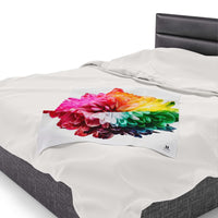 Splash Colour Velveteen Plush Blanket