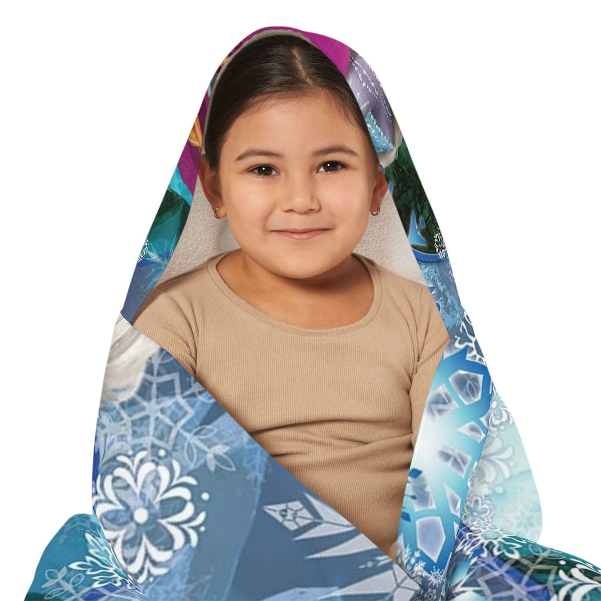 Frozen Elsa & Anna Hooded Towel for Kids