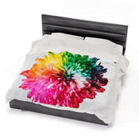 Splash Colour Velveteen Plush Blanket
