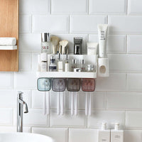 Multifunctional Toothbrush Holder: Organize Your Bathroom Essentials with Ease