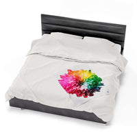 Splash Colour Velveteen Plush Blanket