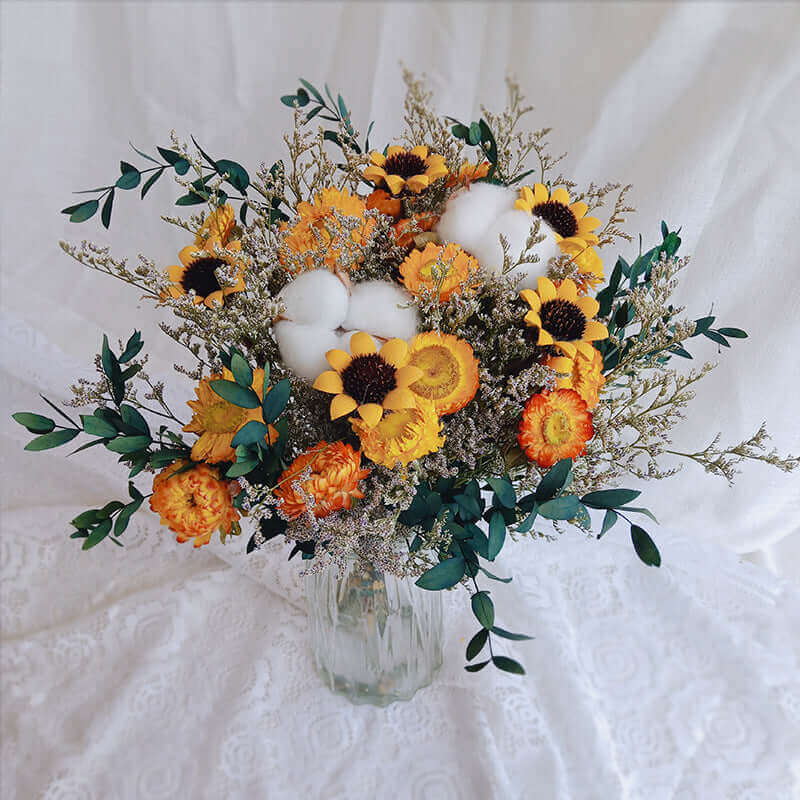 Dried Flower Arrangement, Bouquet Of Flower