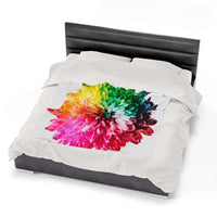 Splash Colour Velveteen Plush Blanket