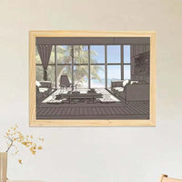 LED Decorative Bedside Painting