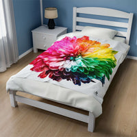 Splash Colour Velveteen Plush Blanket