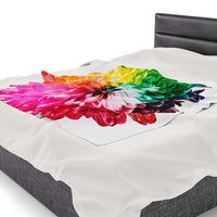 Splash Colour Velveteen Plush Blanket