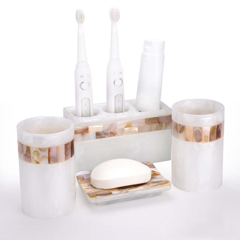 Light Luxury Shell Bathroom Decoration Accessories Set: Elevate Your Bathroom Décor