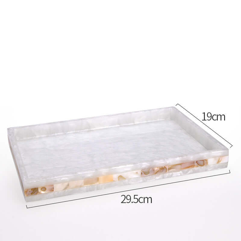 Light Luxury Shell Bathroom Decoration Accessories Set: Elevate Your Bathroom Décor