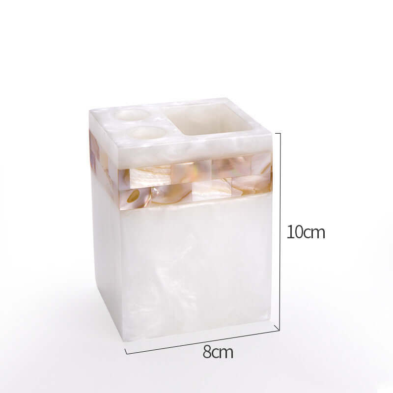 Light Luxury Shell Bathroom Decoration Accessories Set: Elevate Your Bathroom Décor