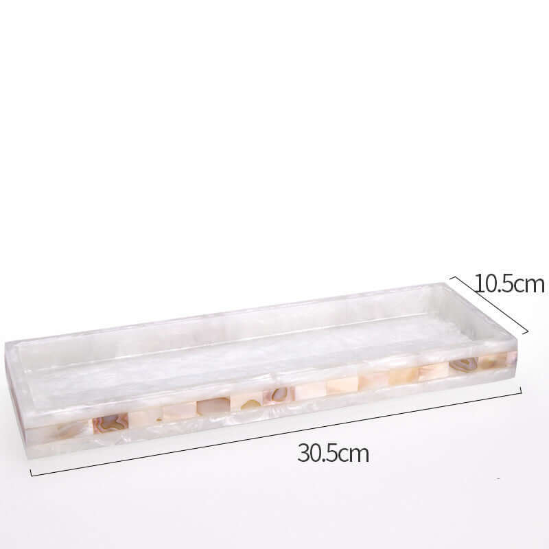 Light Luxury Shell Bathroom Decoration Accessories Set: Elevate Your Bathroom Décor