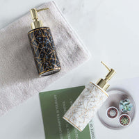 Marble Pattern Hand Soap Bottle: Elegance Meets Functionality