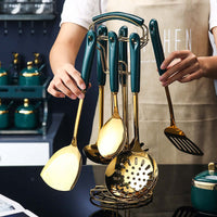 Stainless Steel Silicone Spoon Set 7 PCS