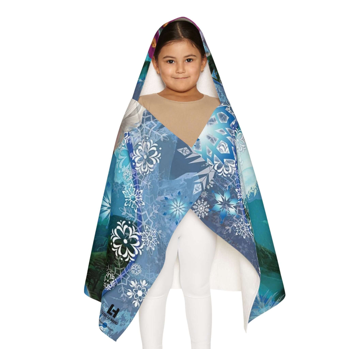 Frozen Elsa & Anna Hooded Towel for Kids