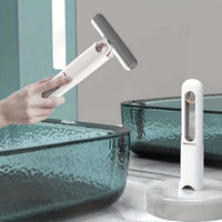 Portable self-squeezing mini mop with lightweight and compact design, perfect for small spaces in the USA.