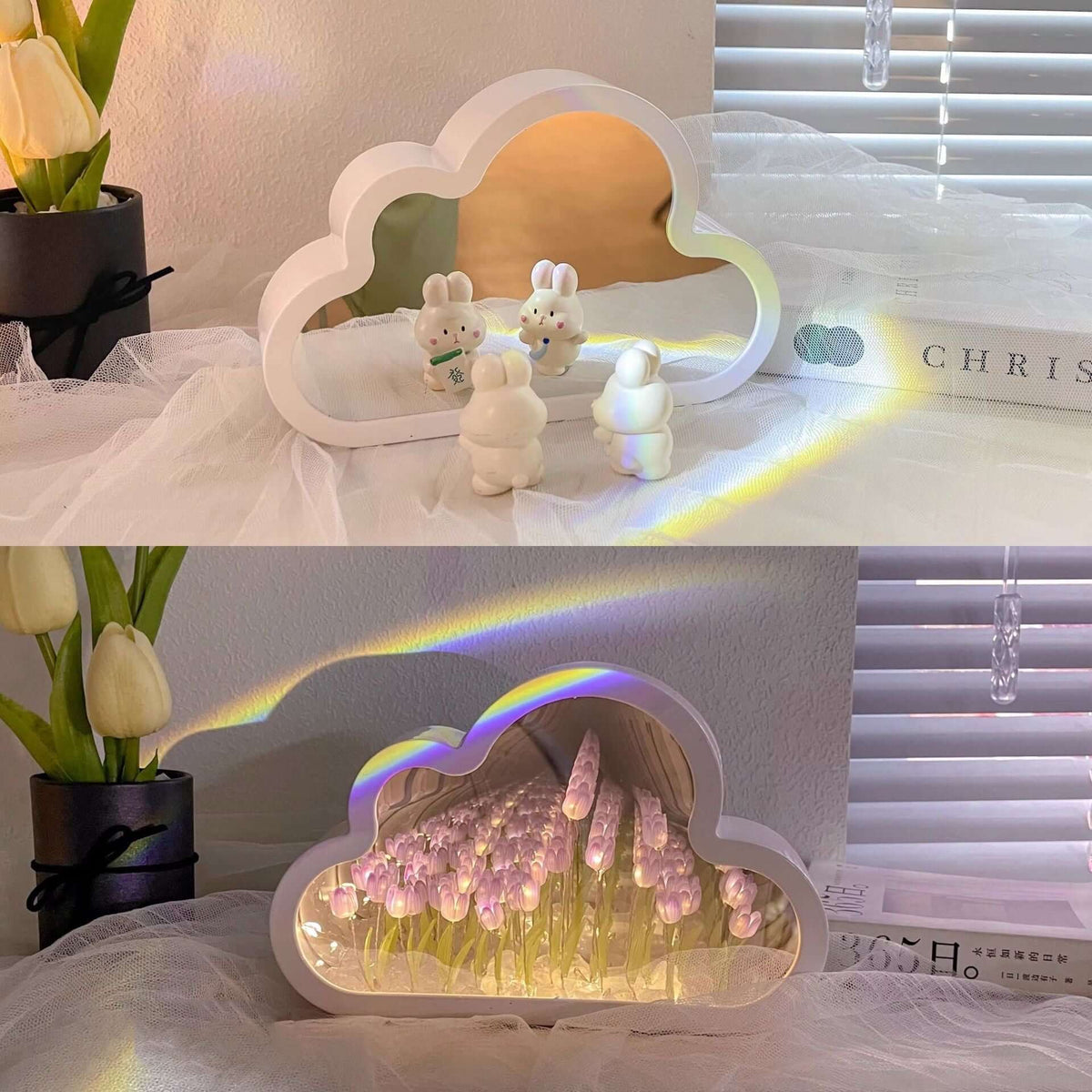 Tulip Cloud Night Lamp DIY Material
