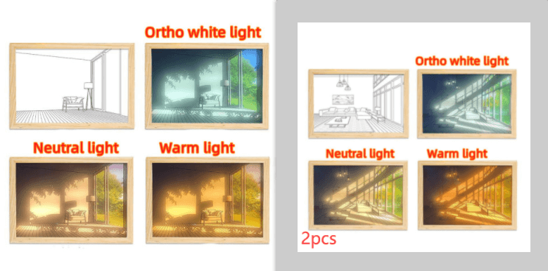 LED Decorative Bedside Painting