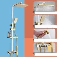 Gold Chromed Shower System with Bidet Spray: Elevate Your Shower Routine