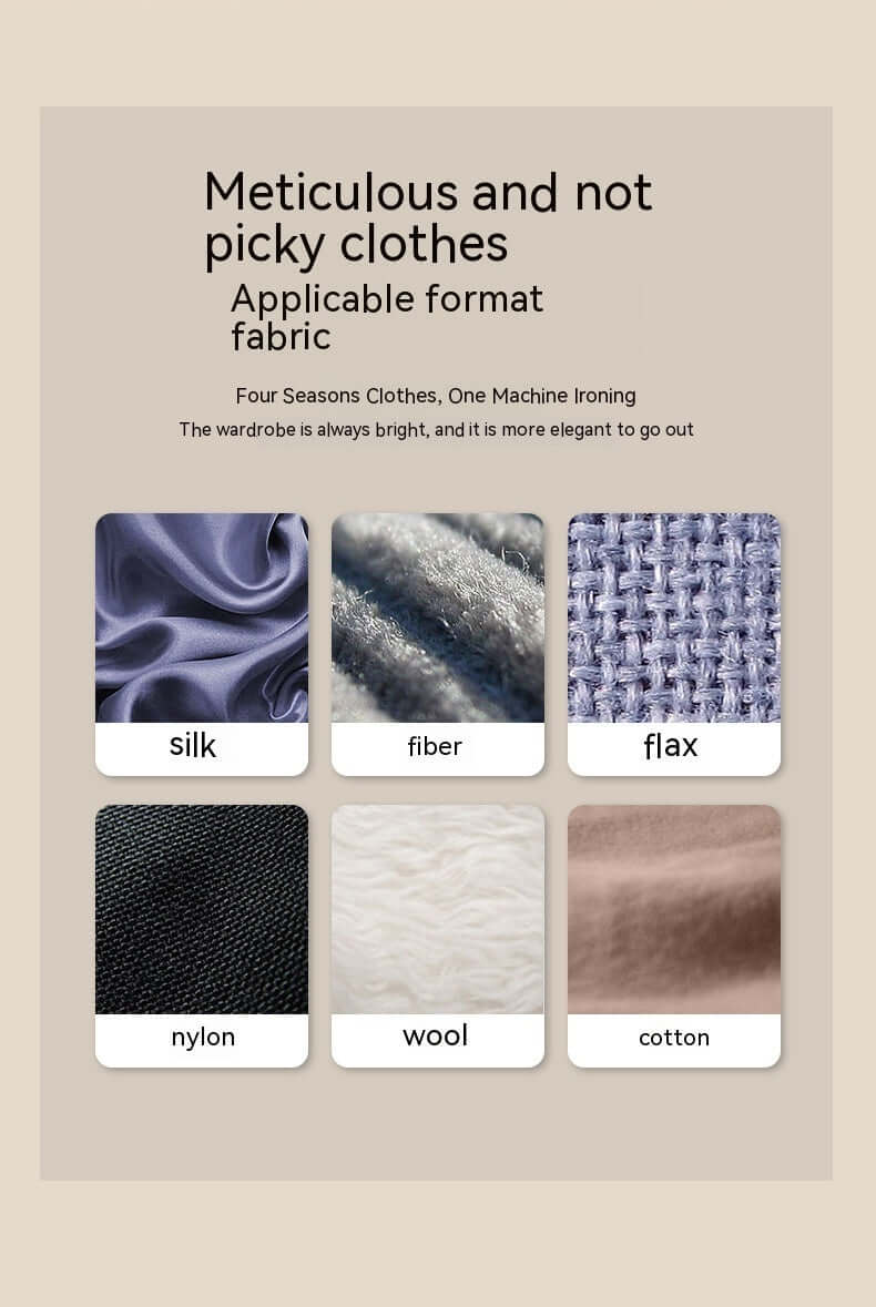 Wrinkle-Free on the Go! Mini Portable Steamer for Travel & Home