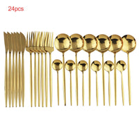 24pcs Luxury Cutlery Set