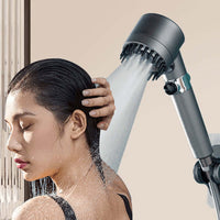 4-in-1 shower head with filter for USA, massage, high pressure, chlorine removal