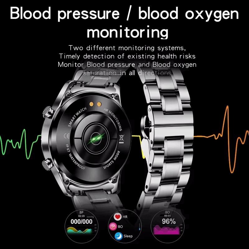 Multifunctional Smart Watch  Bluetooth Call  Pedometer Blood Pressure And Heart Rate Detection Waterproof Watch