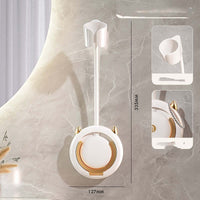 Declutter Your Bathroom: Hair Dryer Shelf Wall Hanging Organizer