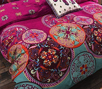 Boho Chic Duvet Cover Set - Vibrant Cotton Bedding
