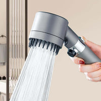 4-in-1 shower head with filter for USA, massage, high pressure, chlorine removal