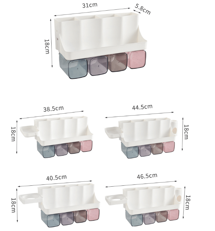 Multifunctional Toothbrush Holder: Organize Your Bathroom Essentials with Ease