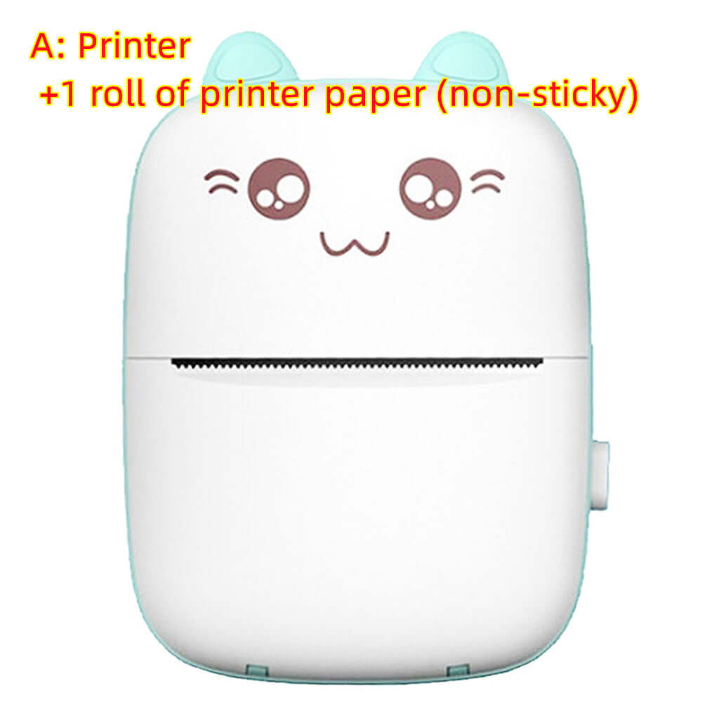 Pocket-Sized Prints: Mini Bluetooth Printer for Photos, Notes & Fun (Wireless)