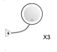 10X Magnifying LED Makeup Mirror: Precise Makeup Application with Natural Daylight