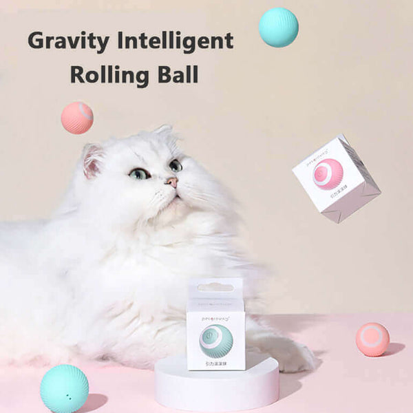 Cat Gravity Intelligent Rolling Ball Tease Toy