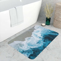 Sea Wave Memory Foam Bath Mat
