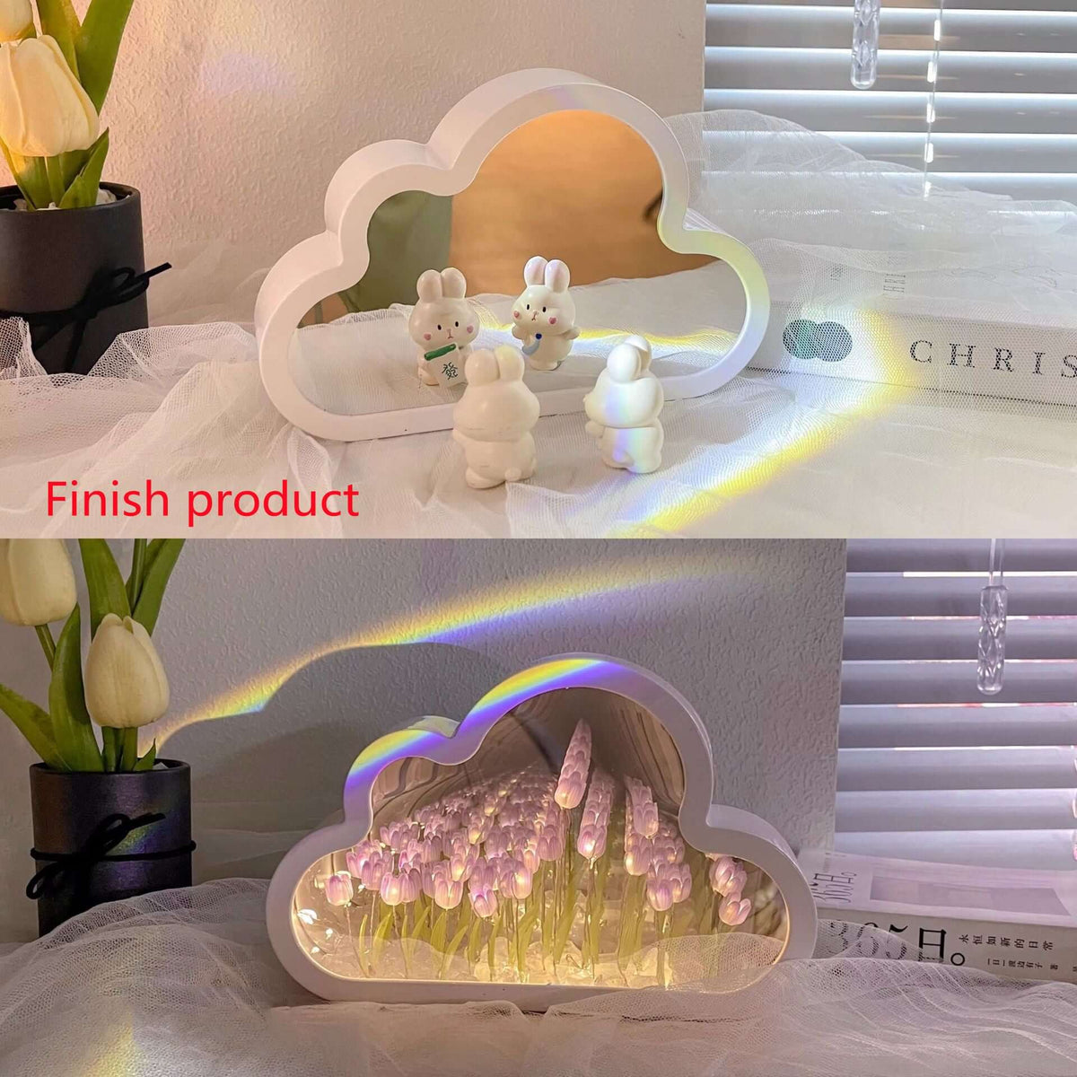 Tulip Cloud Night Lamp DIY Material