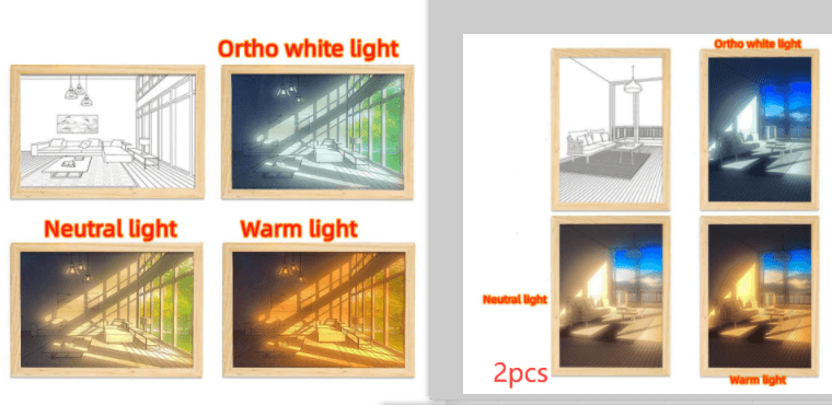 LED Decorative Bedside Painting