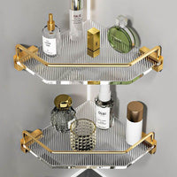 Sleek and modern bathroom storage shelf with 3 tiers