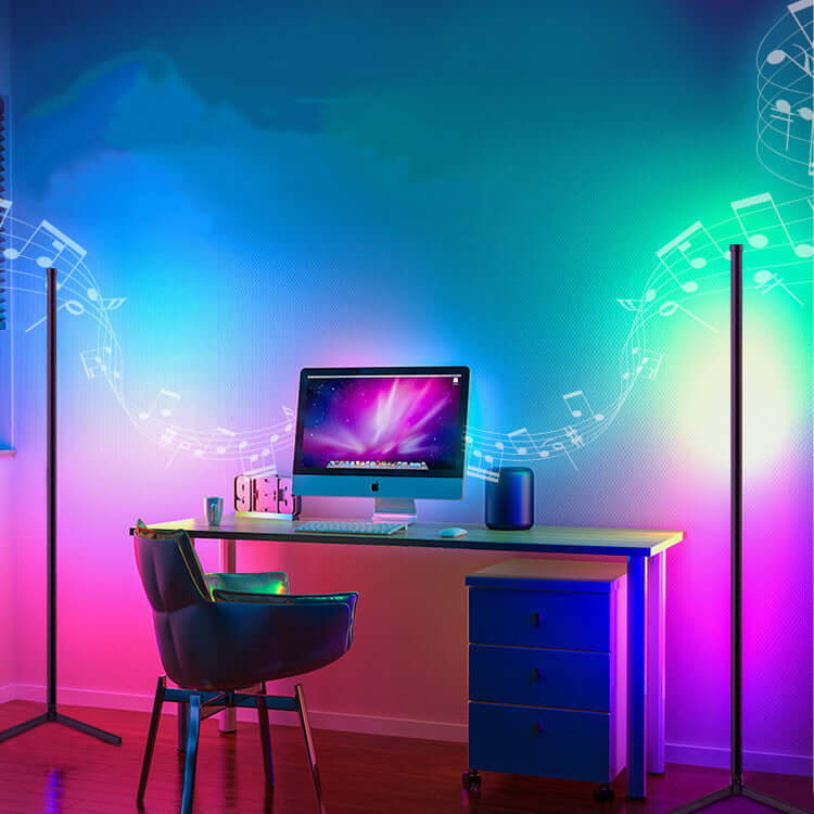 Symphony Bluetooth Corner RGB Lamp: Illuminate Your Space with Style
