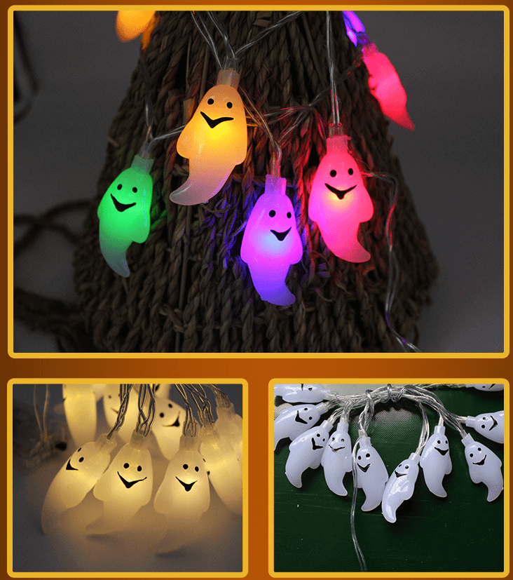 Halloween Pumpkin LED Lantern - Spooktacular String Lights