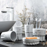 5-Piece Ceramic Bathroom Set: Elevate Your Bathroom with Style and Function