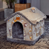 Foldable Self-Warming Pet Nest for Cats and Dogs