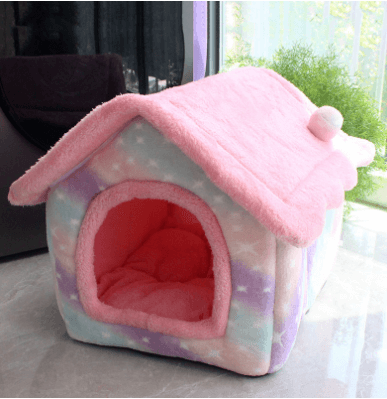 Foldable Self-Warming Pet Nest for Cats and Dogs