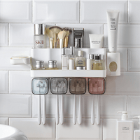 Multifunctional Toothbrush Holder: Organize Your Bathroom Essentials with Ease