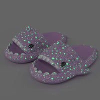 Glowing Shark Flip-Flops: Illuminate Your Bathroom with Fun and Safety