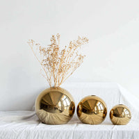 Gold Plated Ceramic Vase